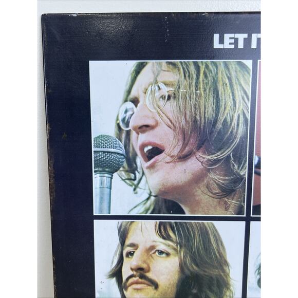 Vandor 2005 The Beatles "Let it Be" Album Cover 12" x 12" Metal Sign - Picture 5 of 9